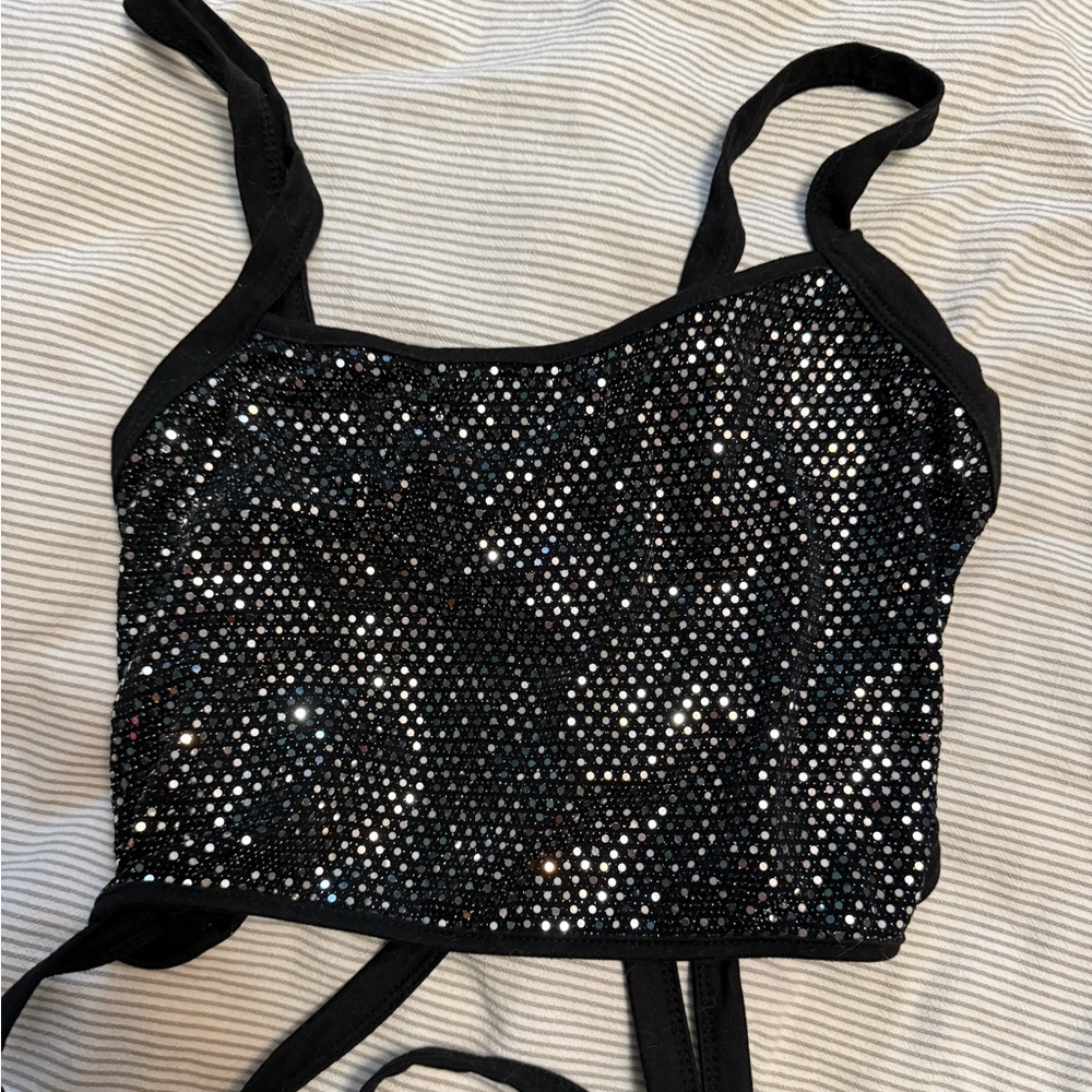 🪩 BOGO Faux Sequin Top